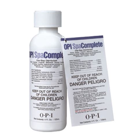 Opi spa complete disinfectant
